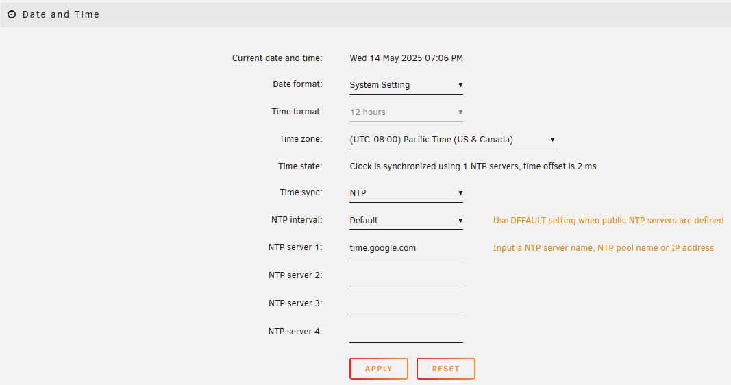 Toolbar - Einstellungen
